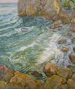 « Rocks», 70x60 cm, 2005 Картина художника Дубровского Алесандра /Painting by Alexandr Dubrovskyy