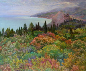 « Autumn Gurzuf », 60x70 cm, 2009 Картина художника Дубровского Алесандра /Painting by Alexandr Dubrovskyy