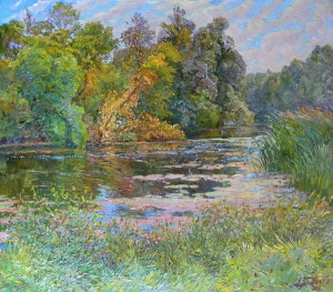 « The river of Dreams », 70х80 cm, 2010 Картина художника Дубровского Алесандра /Painting by Alexandr Dubrovskyy